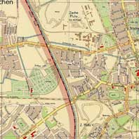 Stadtplan 1958